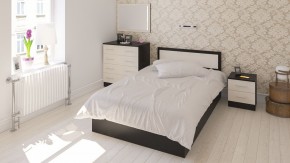 Фиеста Кровать 1200, цвет венге/дуб лоредо, ШхГхВ 123,5х203,5х80 см., сп.м. 1200х2000 мм., без матраса, основание есть в Когалыме - kogalym.mebel24.online | фото 5