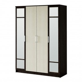 ФИЕСТА Шкаф 4-х створчатый NEW (венге/лоредо) в Когалыме - kogalym.mebel24.online | фото