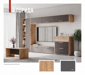 ФЛОРИДА Гостиная (модульная) дуб золотой/графит в Когалыме - kogalym.mebel24.online | фото