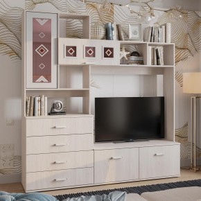 Гостиная Белла (модульная) ясень белый в Когалыме - kogalym.mebel24.online | фото 15