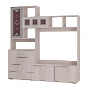 Гостиная Белла (модульная) ясень белый в Когалыме - kogalym.mebel24.online | фото 2