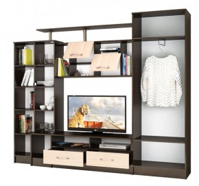 Гостиная Оскар-5 венге/дуб молочный в Когалыме - kogalym.mebel24.online | фото 2