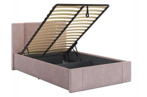 ХЛОЯ Кровать 1200 с ПМ (нежно-розовый велюр) в Когалыме - kogalym.mebel24.online | фото