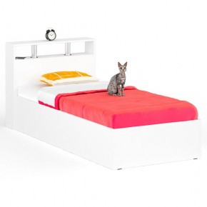 Камелия Кровать 0900, цвет белый, ШхГхВ 93,5х217х78,2 см., сп.м. 900х2000 мм., без матраса, основание есть в Когалыме - kogalym.mebel24.online | фото 1