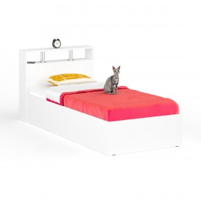 Камелия Кровать 0900, цвет белый, ШхГхВ 93,5х217х78,2 см., сп.м. 900х2000 мм., без матраса, основание есть в Когалыме - kogalym.mebel24.online | фото 2