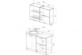 КГ "Жасмин" Лайт 1200 мм в Когалыме - kogalym.mebel24.online | фото 2