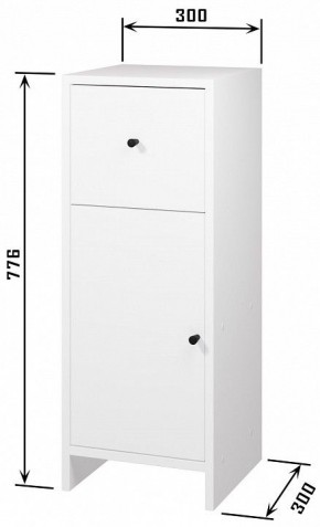 Комод Квадро в Когалыме - kogalym.mebel24.online | фото 3