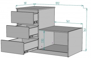 Комод Мальта K206 в Когалыме - kogalym.mebel24.online | фото 2