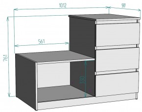 Комод Мальта K207 в Когалыме - kogalym.mebel24.online | фото 2