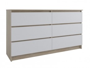 Комод МОРИ МК 1380.6 (Дуб Сонома/Белый) в Когалыме - kogalym.mebel24.online | фото 1