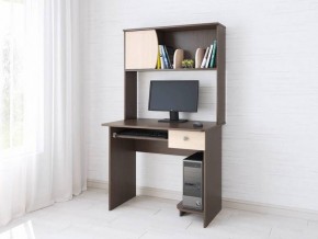 Компьютерный стол Грета-4 венге/дуб молочный в Когалыме - kogalym.mebel24.online | фото