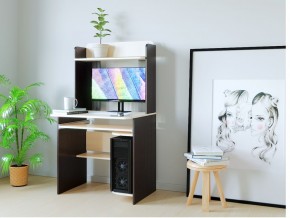Компьютерный стол КЛ №5.5 (Венге/Дуб молочный) в Когалыме - kogalym.mebel24.online | фото