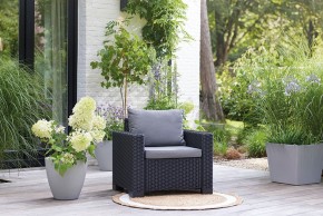 Комплект кресел Калифорния (California chair) графит в Когалыме - kogalym.mebel24.online | фото 1