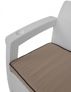 Комплект уличной мебели Yalta Premium Terrace Set (Ялта) белый (+подушки под спину) в Когалыме - kogalym.mebel24.online | фото 5