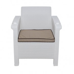 Комплект уличной мебели Yalta Premium Terrace Set (Ялта) белый (+подушки под спину) в Когалыме - kogalym.mebel24.online | фото 6