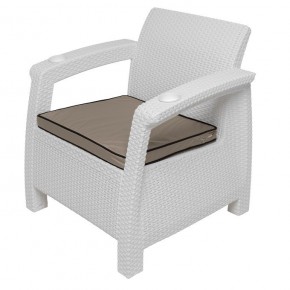 Комплект уличной мебели Yalta Premium Terrace Set (Ялта) белый (+подушки под спину) в Когалыме - kogalym.mebel24.online | фото 7