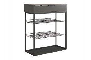 КРАШ Обувница (графит) в Когалыме - kogalym.mebel24.online | фото