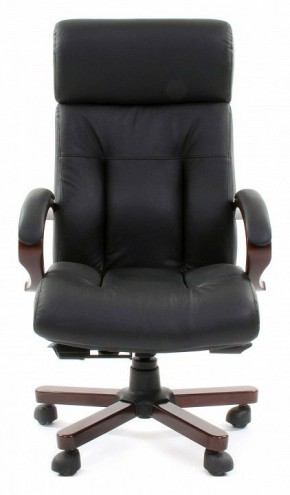 Кресло для руководителя Chairman 421 черный/орех темный, черный в Когалыме - kogalym.mebel24.online | фото 2