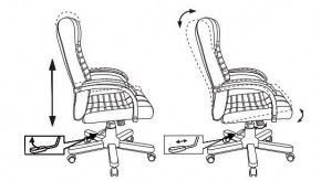 Кресло для руководителя KB-10WALNUT/B/LEATH в Когалыме - kogalym.mebel24.online | фото 6