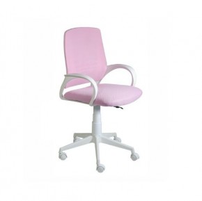 Кресло Ирис White сетка/ткань розовая в Когалыме - kogalym.mebel24.online | фото