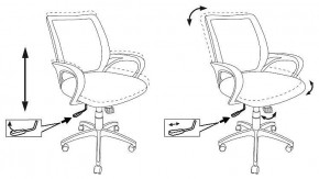 Кресло компьютерное CH-695N/SL/OR/BLACK в Когалыме - kogalym.mebel24.online | фото 4