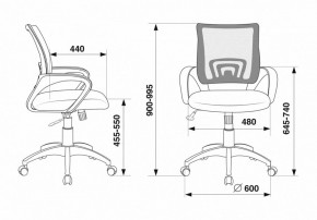 Кресло компьютерное CH-695N/SL/OR/BLACK в Когалыме - kogalym.mebel24.online | фото 6