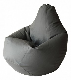 Кресло-мешок Серая ЭкоКожа 3XL 150*110 см в Когалыме - kogalym.mebel24.online | фото
