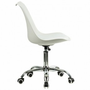 Кресло стул BRABIX "Eames MG-310 CH", хром, пластик белый, экокожа белая, 532923 в Когалыме - kogalym.mebel24.online | фото 3