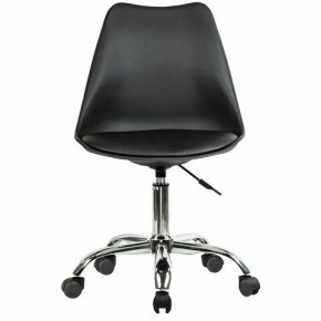 Кресло стул BRABIX "Eames MG-310 CH", хром, пластик черный, экокожа черная, 532925 в Когалыме - kogalym.mebel24.online | фото 1