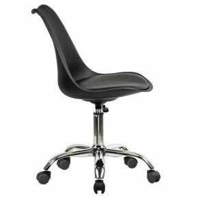 Кресло стул BRABIX "Eames MG-310 CH", хром, пластик черный, экокожа черная, 532925 в Когалыме - kogalym.mebel24.online | фото 3