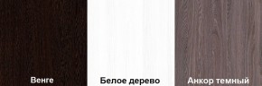 Кровать-чердак Пионер 1 (800*1900) Белое дерево, Анкор темный, Венге в Когалыме - kogalym.mebel24.online | фото 3