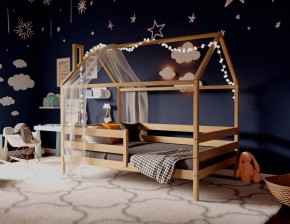 Кровать-домик 80*160 без покраски в Когалыме - kogalym.mebel24.online | фото 2