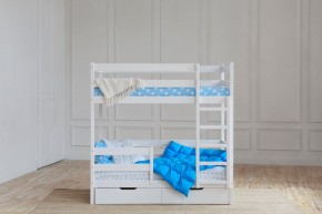Кровать двухъярусная без крыши 80*160 Белый в Когалыме - kogalym.mebel24.online | фото 4
