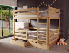 Кровать двухъярусная без крыши 80*190 без покраски в Когалыме - kogalym.mebel24.online | фото