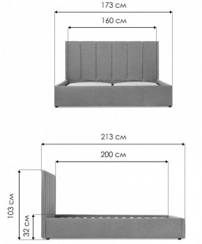 Кровать двуспальная Афродита-3 в Когалыме - kogalym.mebel24.online | фото 11