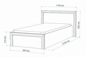 Кровать односпальная Нобиле Кр-90 в Когалыме - kogalym.mebel24.online | фото 2