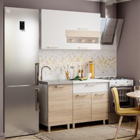 Кухня Айсбери 1.2 м (Белый/Дуб Сонома) в Когалыме - kogalym.mebel24.online | фото