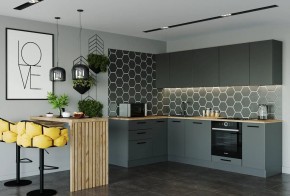 Кухня угловая Антрацит 2600х1600 (Стол. 38мм) в Когалыме - kogalym.mebel24.online | фото 1