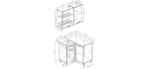 Кухонный гарнитур Антик 1000*1000 (Стол. 26мм) в Когалыме - kogalym.mebel24.online | фото 2