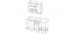 Кухонный гарнитур Антик 1600 (Стол. 38мм) в Когалыме - kogalym.mebel24.online | фото 2