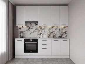 Кухонный гарнитур Белый Глянец 2400 h950 (Стол. 26мм) в Когалыме - kogalym.mebel24.online | фото 1