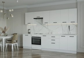 Кухонный гарнитур Белый Глянец 3000 (Стол. 26мм) в Когалыме - kogalym.mebel24.online | фото 1