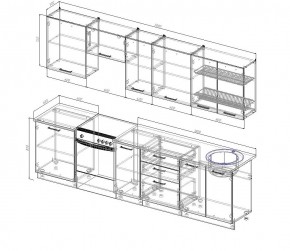 Кухонный гарнитур Демо 3000 (Стол. 38мм) в Когалыме - kogalym.mebel24.online | фото 2