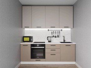 Кухонный гарнитур Каппучино 2200 h950 (Стол. 26мм) в Когалыме - kogalym.mebel24.online | фото