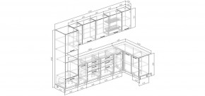 Кухонный гарнитур Меренга 3200*1400 (Стол. 26 мм) в Когалыме - kogalym.mebel24.online | фото 2