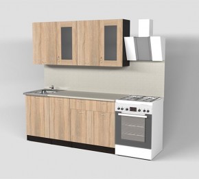 Кухонный гарнитур Симона демо 1700 (Венга/Дуб Сонома) в Когалыме - kogalym.mebel24.online | фото 1