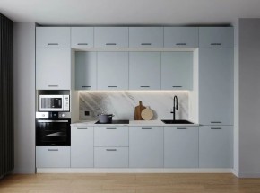 Кухонный гарнитур Смоки 3400 (Стол. 26мм) в Когалыме - kogalym.mebel24.online | фото