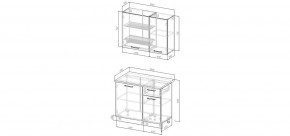 Кухонный гарнитур Старое Дерево 1000 (Стол. 38мм) в Когалыме - kogalym.mebel24.online | фото 3