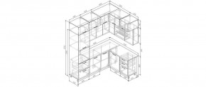 Кухонный гарнитур Старое Дерево 2200*1700 (Стол. 26мм) в Когалыме - kogalym.mebel24.online | фото 2