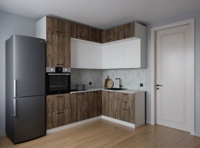 Кухонный гарнитур Старое Дерево 2200*1700 (Стол. 38мм) в Когалыме - kogalym.mebel24.online | фото